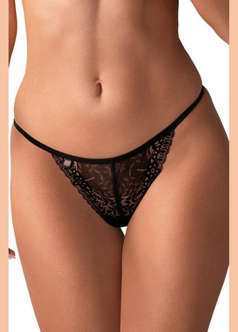 Черные женские стринги из кружева р.Л/ХЛ Intensa Obsessive (368787747)