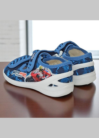 Ортопедичні відкриті тапочки капчики текстильні босоніжки на липучках для хлопчика Валді Waldi (333339240)