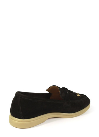 It-Girl Лофер лофери чорний з натуральна замша, — демісезон (302735639)