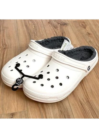 Жіночі крокси утеплені Сині Classic Clogs Navy Crocs Lined (349724284)