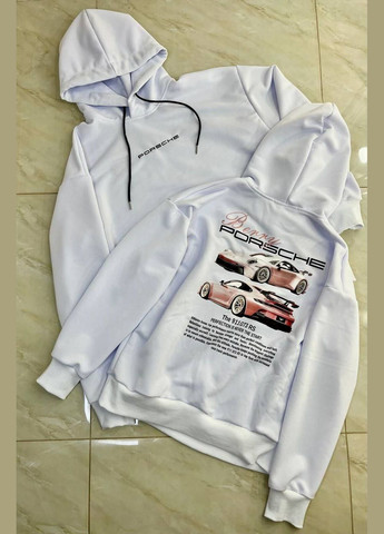 Унісекс худі в стилі оверсайз з принтом та написом MonCher (347163917)