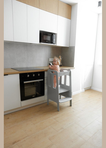 Вежа помічник монтессорі safe з регульованою висотою біла YokoTower & Ohoche Yoko Tower (361225176)