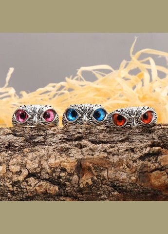 Кольцо в виде Сокола или Совы с яркими синими глазами размер регулируемый Fashion Jewelry (289355715)