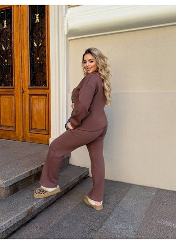 Теплий костюм-трійка з турецької тринітки Пін’є — ЗАМІРИ В ОПИСІ DK/DL Мода без кордонів (368458123)