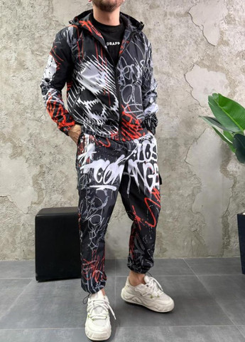 Костюм чоловічий олімпійка штани плащівка на підкладці No Brand (365795370)