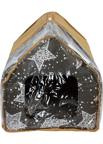 Будиночок для собак і кішок Джессі №0 26x27x27 см Сірий (4820224210872) Lucky Pet (313239744)