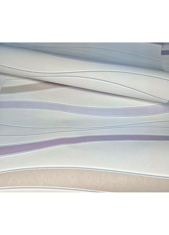 Обои виниловые 10.5 × 0.53 м 53919, волны, бежево-фиолетовые для гостиной, спальни, коридора MARBURG (340275589)