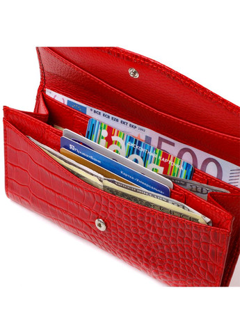 Привабливе жіноче портмоне з натуральної шкіри з тисненням під змію 21699 Canpellini (331913493)