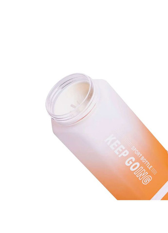Пляшка для води Keep Going 650 мл з ремінцем, білий Yiwu HP-14-47W No Brand (360481715)