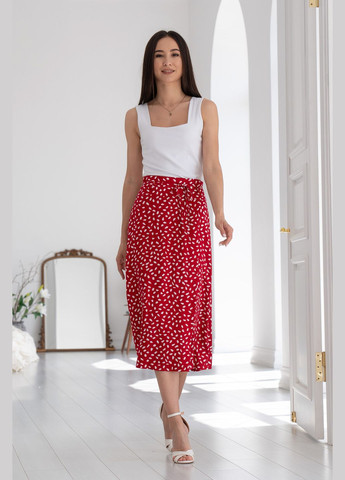 Жіноча спідниця прилеглого силуету із запахом та паском (СП 0322) RiMari (365729811)