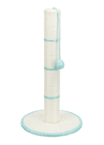 Когтиточка с игрушкой на веревке для кошек столбик, 35х62 см (сизаль) Trixie (292257406)