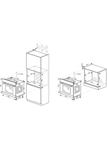 Набор встроенной техники FCGW68329 HANSA (351364342)