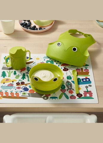 Набір посуду ІКЕА MATA зелений (40084861) IKEA (277157987)