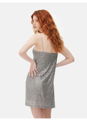 Серебряное вечернее платье,серебристый, Primark