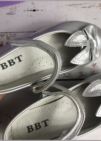 Туфлі дитячі для дівчинки .Kids Срібний (694) BBT (347236308)