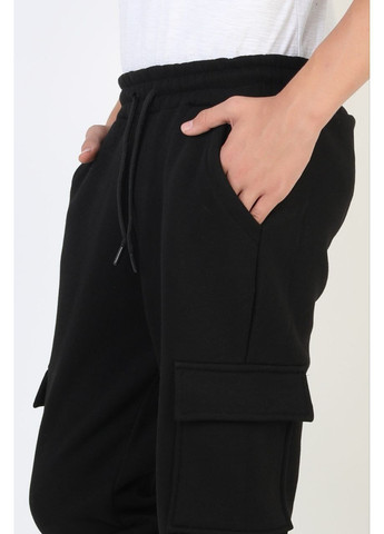 Черные спортивные, повседневный зимние брюки джоггеры No Brand