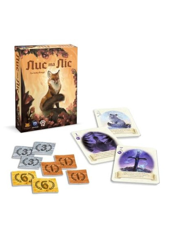 Настільна гра Лис та Ліс (The Fox in the Forest) (укр.) (wdct010) WoodCat Лис та Ліс (The Fox in the Forest) (укр.) (367830701)