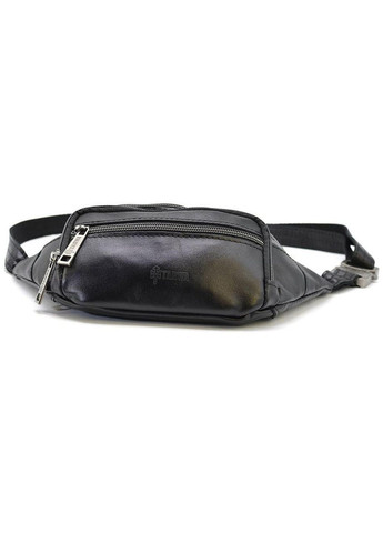 Сумка мужская на пояс через плечо из натуральной кожи маленькая Черный 35296 TARWA (352165918)