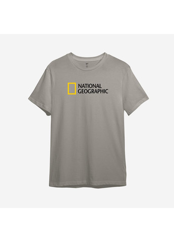 Темно-сіра футболка з принтом "national geographic" (10987253503) з коротким рукавом ТiШОТКА