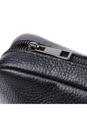 Класична сумка крос-боді із зернистої натуральної шкіри 22842 Чорна Shvigel (307053964)