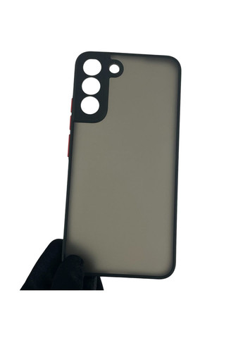 Чехол для Galaxy S22 Plus (SM-S906B) матовый с высокими бортами на самсунг с22 плюс чёрный Samsung (366019920)