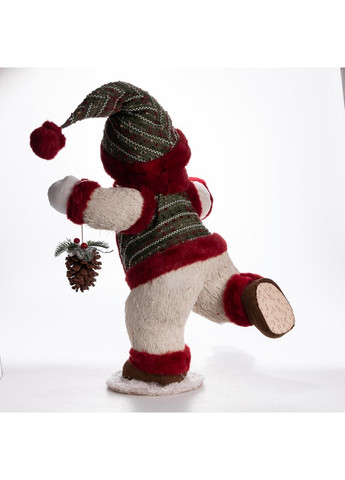 Новогодняя фигурка Снеговик в пиджаке текстильная 40*33*74 см Yiwu (369960267)