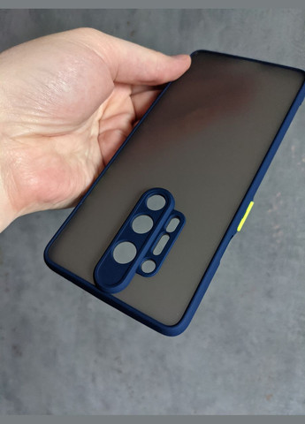 Протиударний матовий чохол для OnePlus 8 Pro Синій Ultimate Experience (322506586)