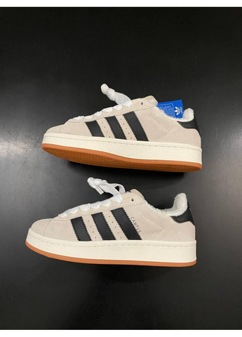 Сірі Зимовий кросівки чоловічі adidas campus 00s grey black winter адідас кампус No Brand