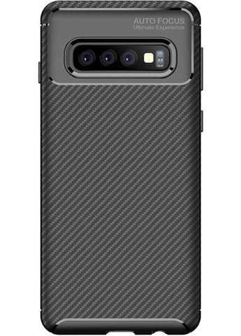 Чехол-накладка TPU Carbon Fiber 1,5mm Case Samsung Galaxy S10+ Black Toto (301836635)