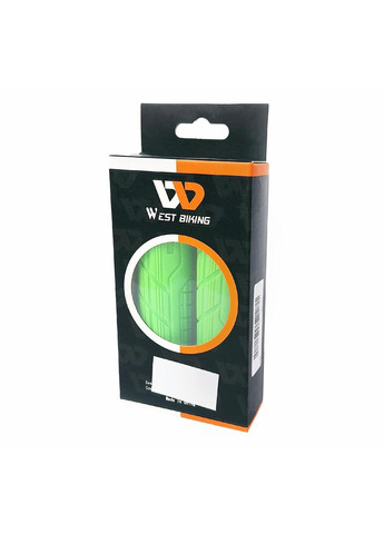 Грипси YP0804063 ергономічні 135 мм з алюмінієвим замком салатовий (G0000979) West Biking (355802970)