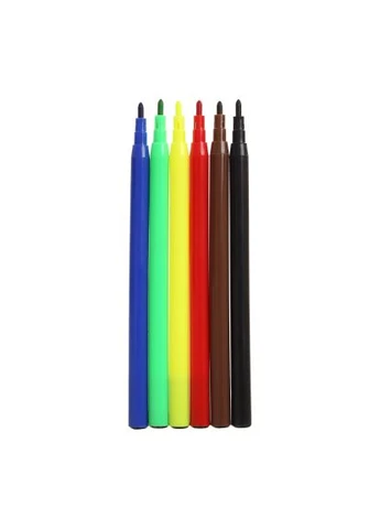 Фломастеры SMART Line 6 цветов (ZB.2808) Zibi SMART Line 6 кольорів (380242668)
