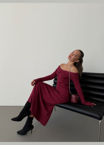 Бордовое платье из ангоры😍🏻 Luna