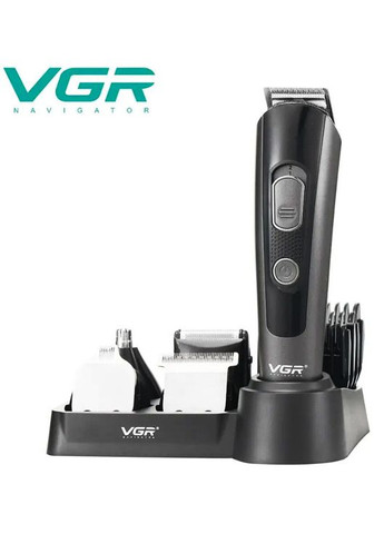 Професійний акумуляторний чоловічий триммер V-175 машинка 5в1 для стрижки волосся VGR (297332187)