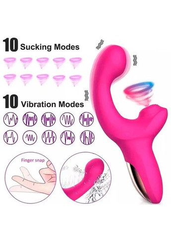 Вібратор-вуманайзер 2 в 1 для клітора та точки G, LIVMAN No Brand (370290077)