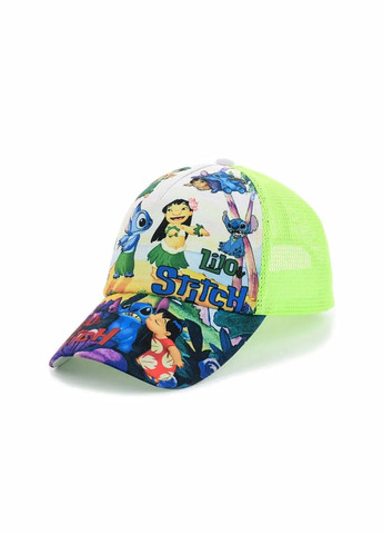 Кепка детская с сеткой Стич / Stitch No Brand Дитяча кепка (296661206)