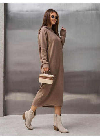 Коричнева плаття 14366 коричневе ISSA PLUS однотонна