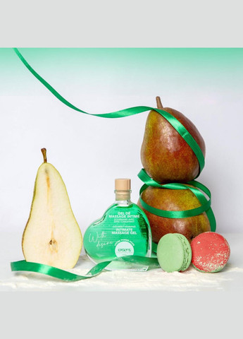 Масажний гель With Desire Apple Pear 50 мл, розігрівальний, без цукру, їстівний Exsens (327875974)