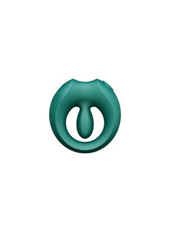 Эрекционное смарт-виброкольцо Apis Turquoise Green, до 4 часов работы, зарядный кейс Zalo (360475423)