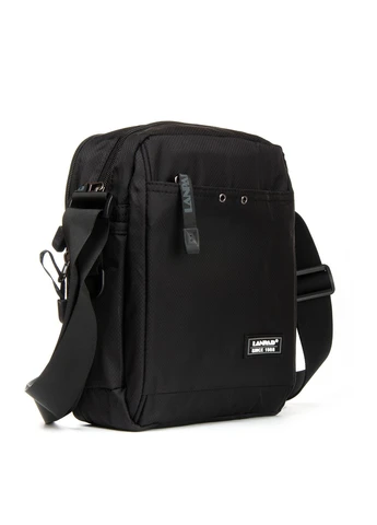 Сумка мужская полиэстер 8379 black Lanpad (376385620)