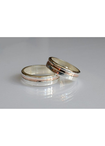 Обручальное кольцо серебро с золотом Silver Style (367112693)