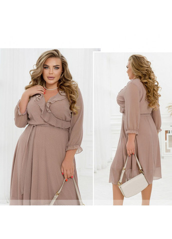 Кофейное платье Liton