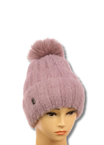 Женский ангоровый комплект шапка + бафф - Марго No Brand Жіночий зимовий комплект (353828251)