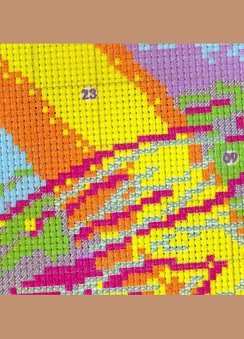 Набор для вышивания по нанесённой на канву схеме "The moon fairy". AIDA 14CT printed, 59*44 см Joy Sunday (313614223)