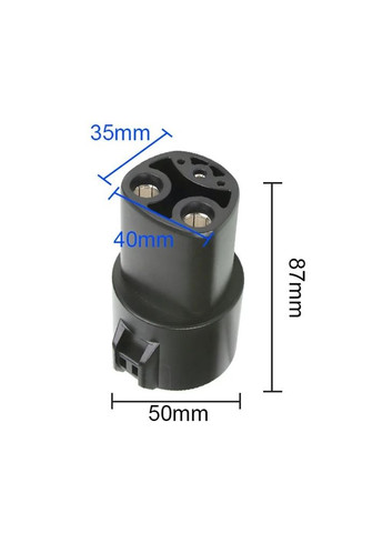 Адаптер Переходник Type 1 - Tesla (J1772 – Tesla) Black (342050569) Bluefield (349844281)