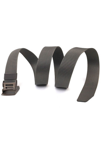 Практичний чоловічий ремінь з металевою пряжкою з текстилю 20597 Vintage (337353093)