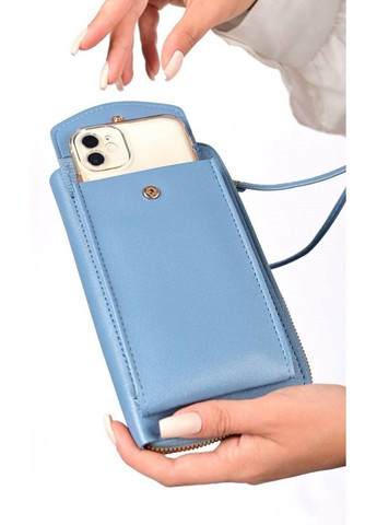 Сумка гаманець жіноча синя No Brand (306442649)