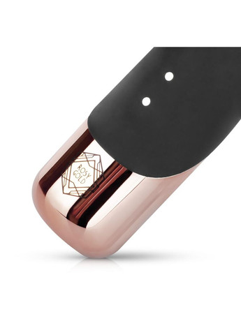 Вібратор-кролик Rabbit Vibrator with thrusting function – Black Rosy Gold (369609670)