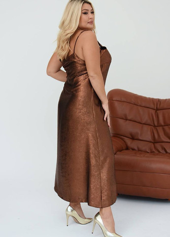 Медное повседневный платье комбинация Tik-Tak