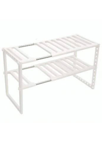 Регульована розсувна кухонна полиця стелаж стійка підставка під раковину для зберігання посуду 38-70х38х26 см (480908-Prob) Unbranded (347494931)