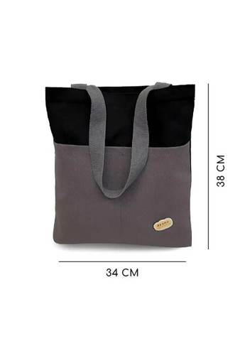 Сумка шопер женская черная (RN-181) No Brand (332807091)